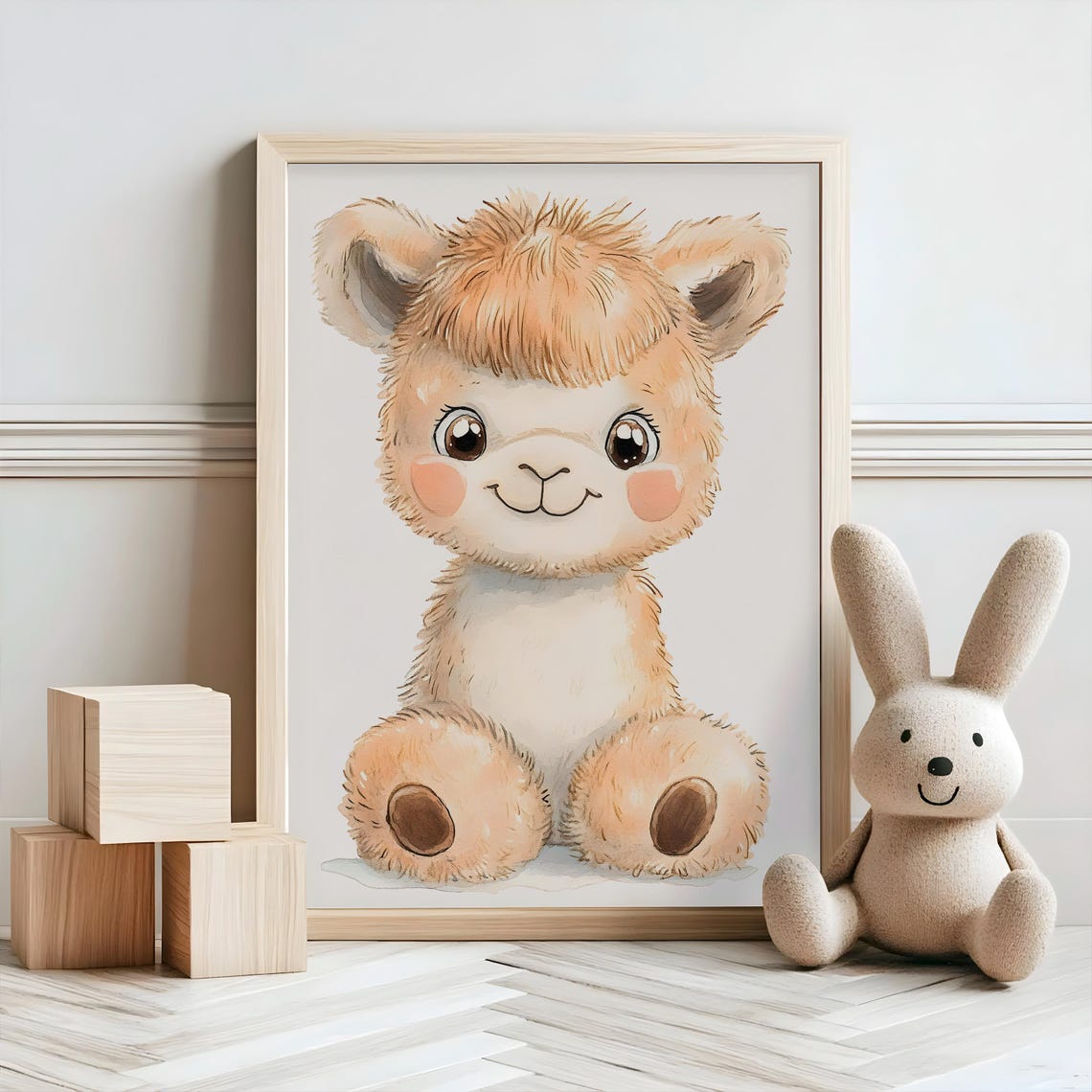 Nursery Decor Baby Room Wall Art Nursery Decor Prints Animal Boho Kids Room Decor Instant Playroom Print - Image 2