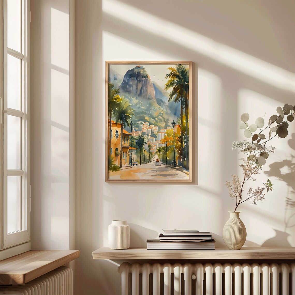 Rio De Janeiro Watercolor Painting Art Print - Image 4