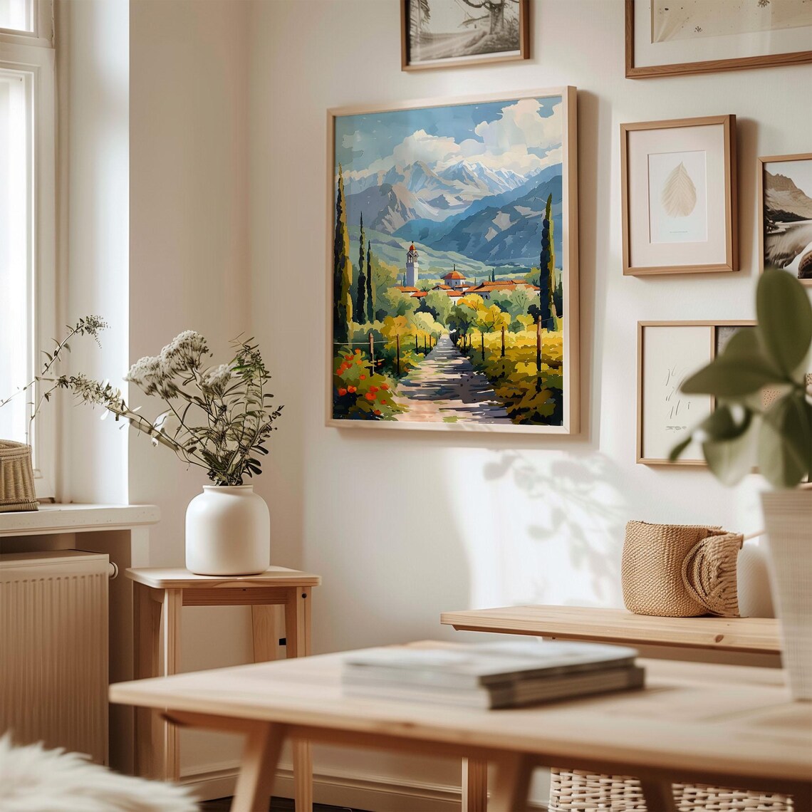 Mendoza Watercolor Painting Art Print, Argentina - Image 3
