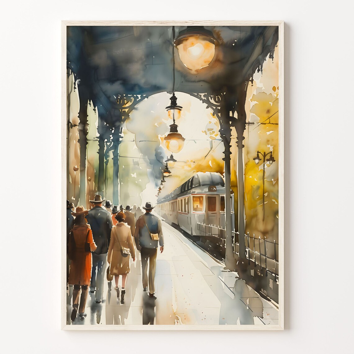 Orient Express Vintage Travel Poster, Art Deco Print