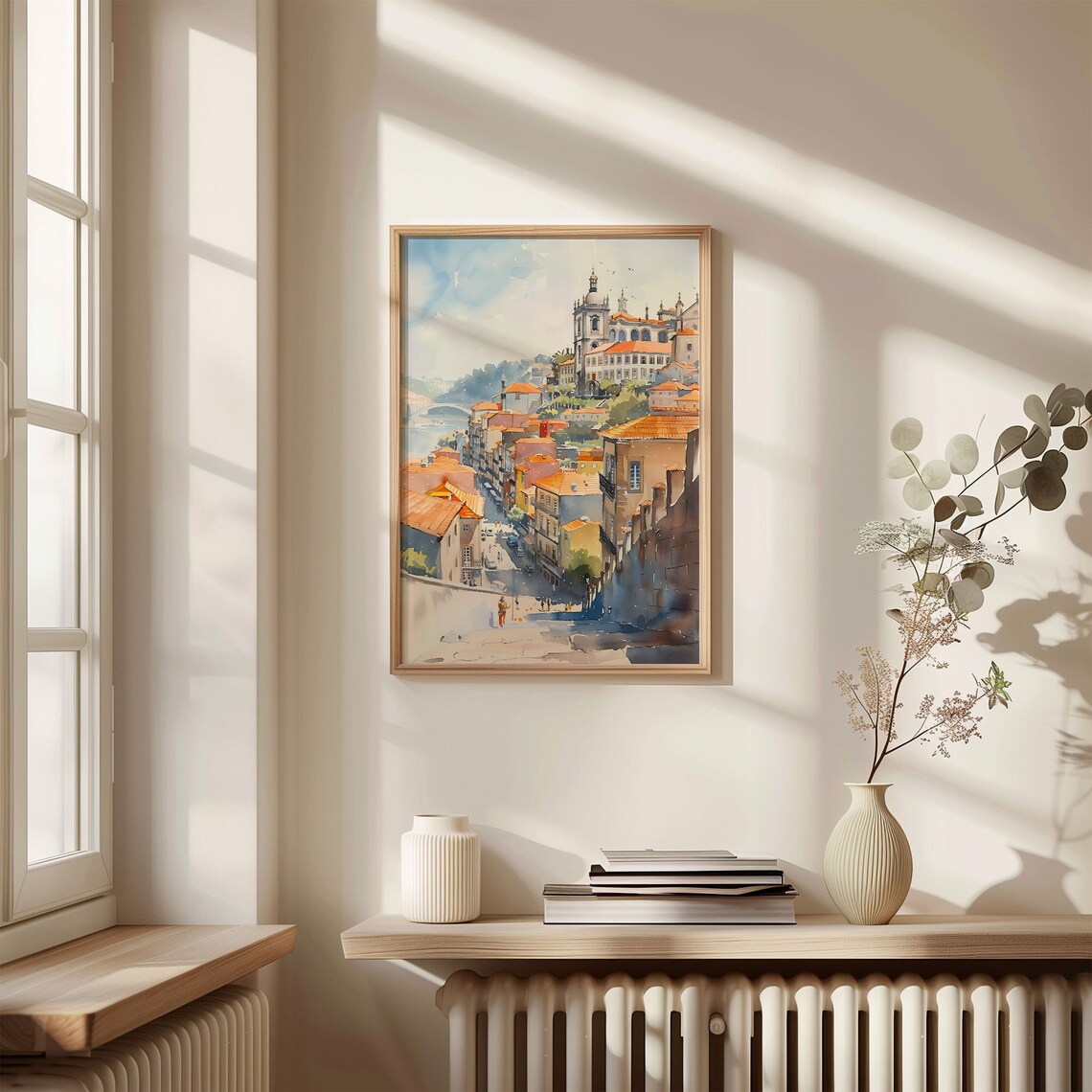 Porto Watercolor Painting, Portugal Travel Poster - Image 4