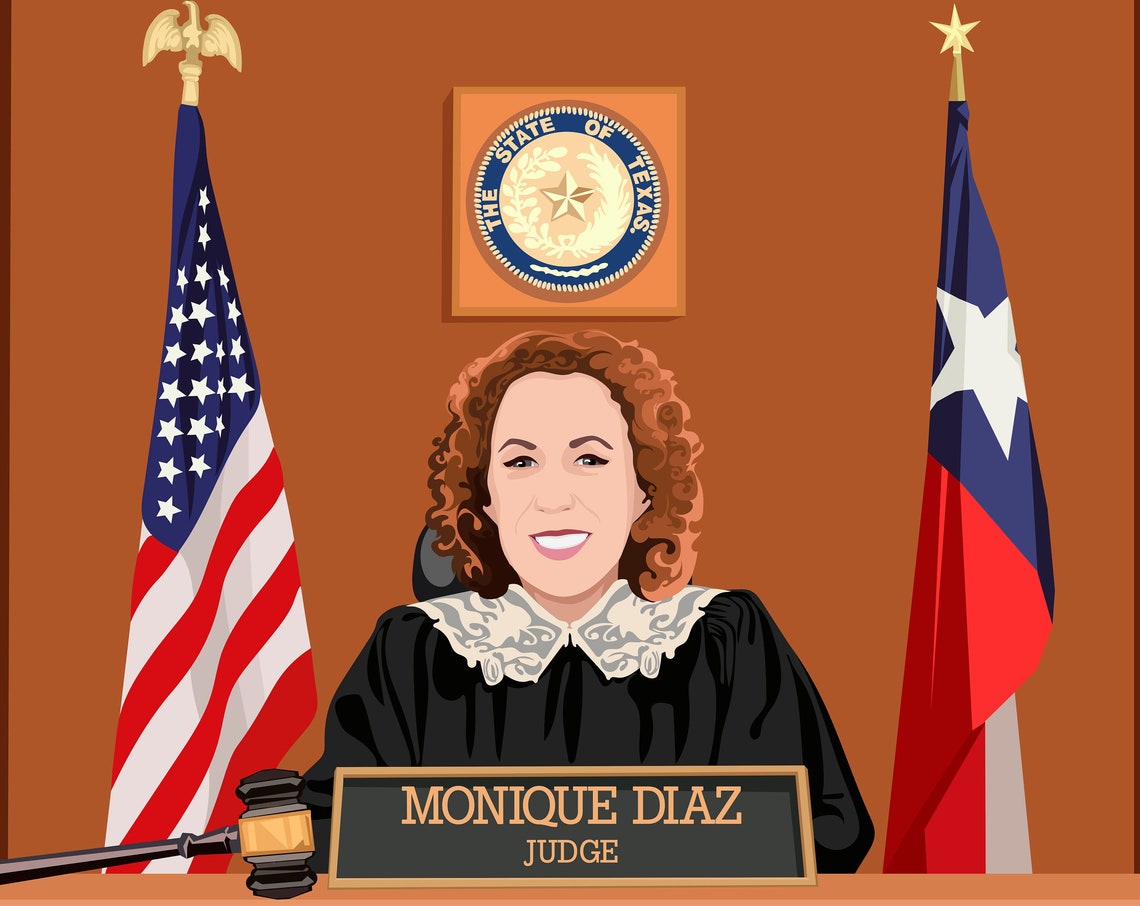 Custom Female Judge Portrait From Photo Personalized Judge Gift Poster - Image 4