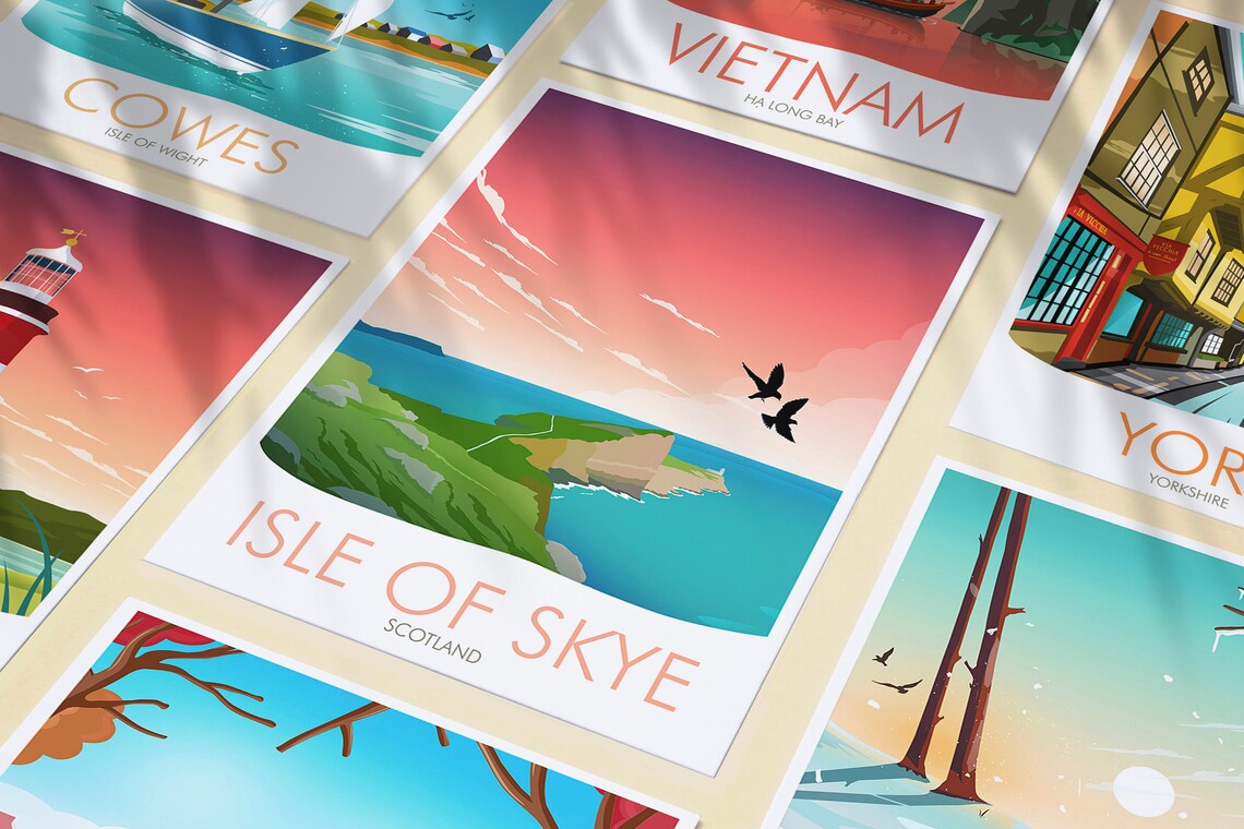 Isle Of Skye Travel Poster, Place-Name Print - Image 3