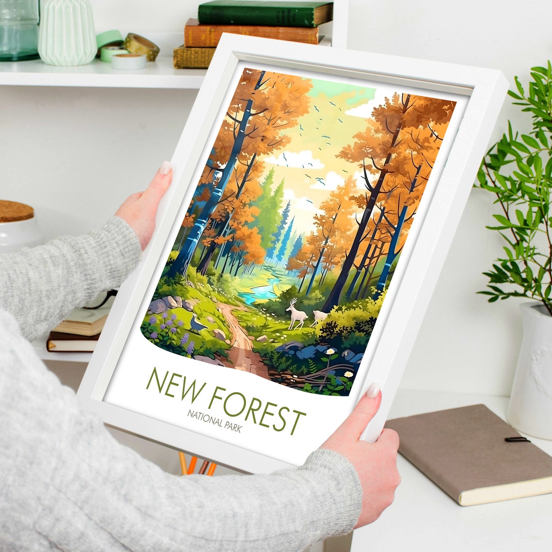 New Forest Print Hampshire - Image 4