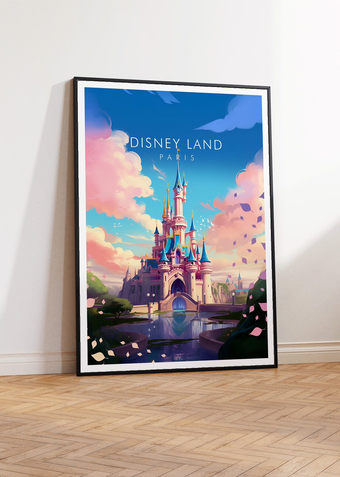 Paris Kingdom-Inspired Travel Poster Print - Image 2