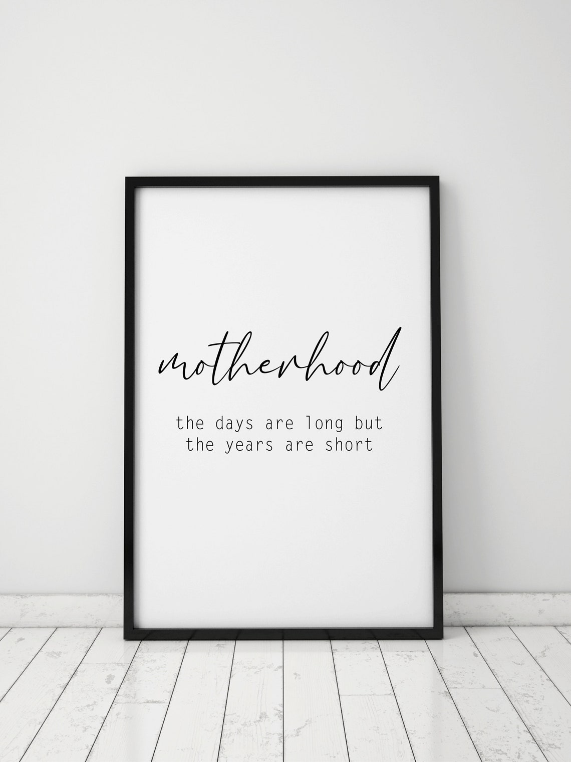 Motherhood Print Gift Mom Gift Birth Mom Definition Gift Baby Shower - Image 2