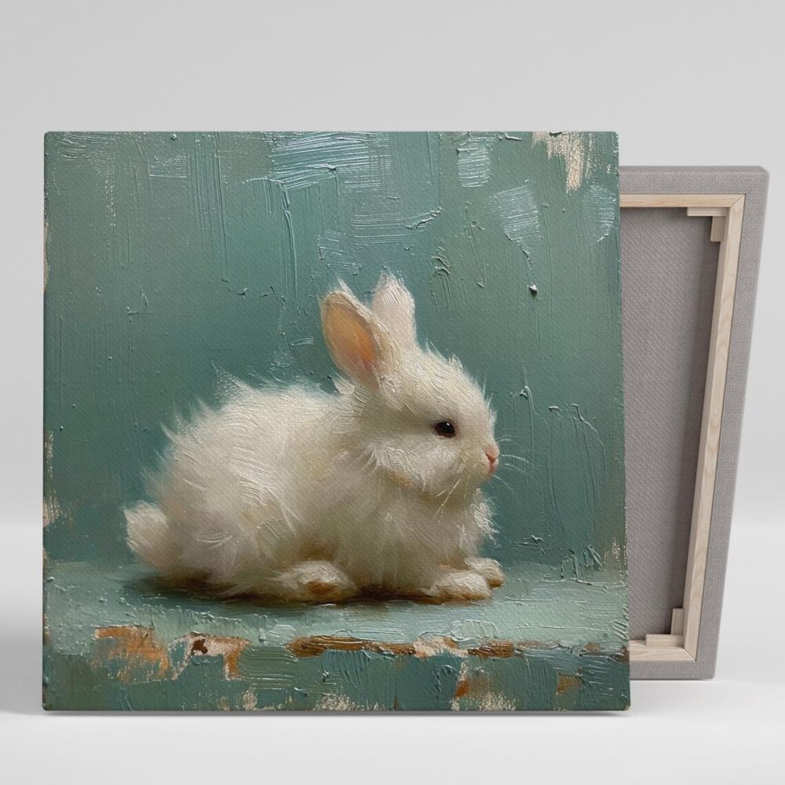 Bunny Bliss Art Print, Whimsical Farmhouse Decor