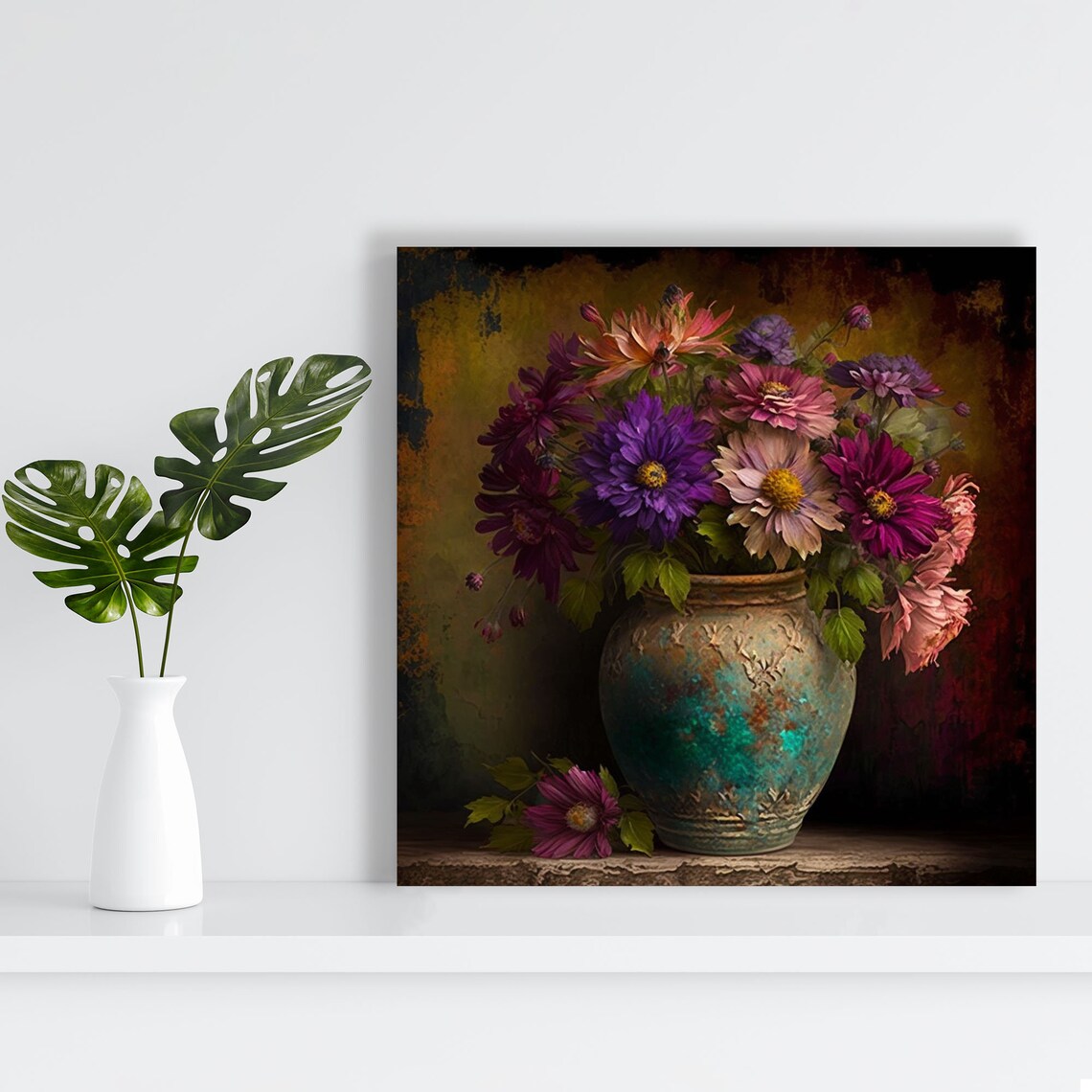 Flower in a Vase Floral Botanical Wall Art Print - Image 4