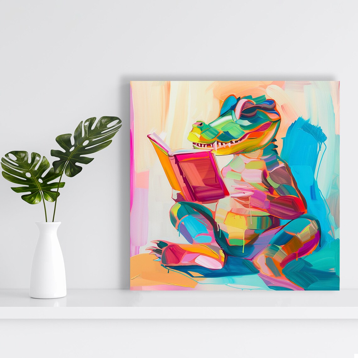 Alligators Colorful Wisdom Art Print, Kids Decor - Image 2