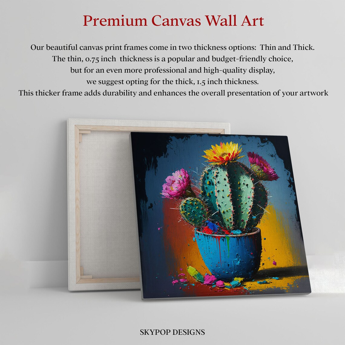 Cactus and Succulent Desert Botanical Art Print - Image 2