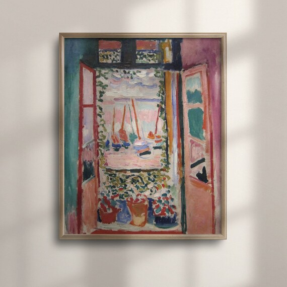 Henri Matisse Open Window Collioure Fauvist Colorful Art Poster
