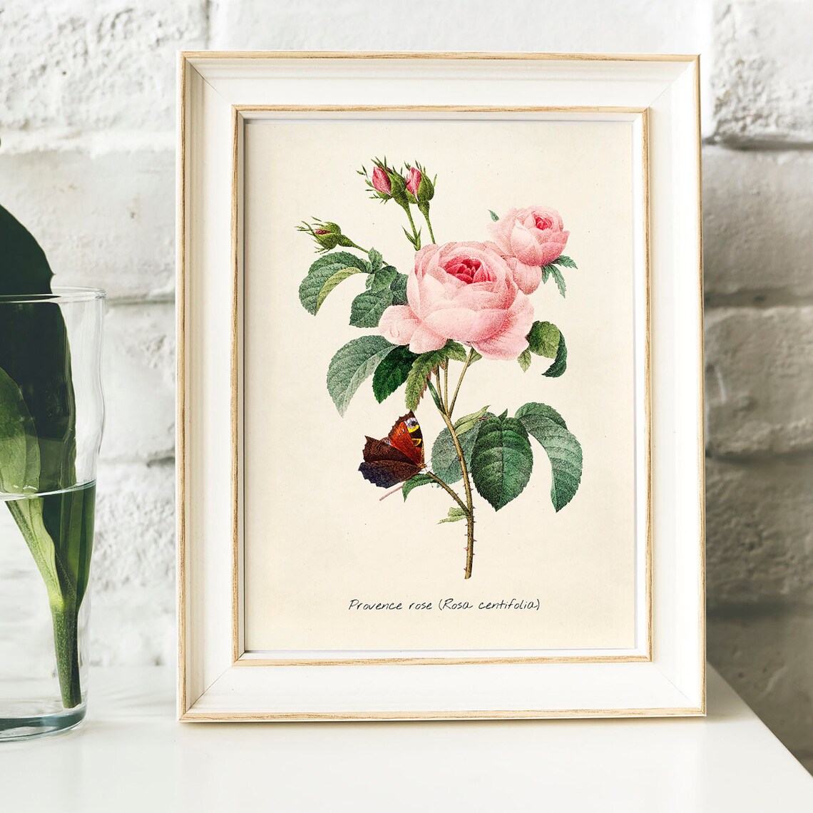 Rose Vintage Botanical Victorian Poster Art Print - Image 4