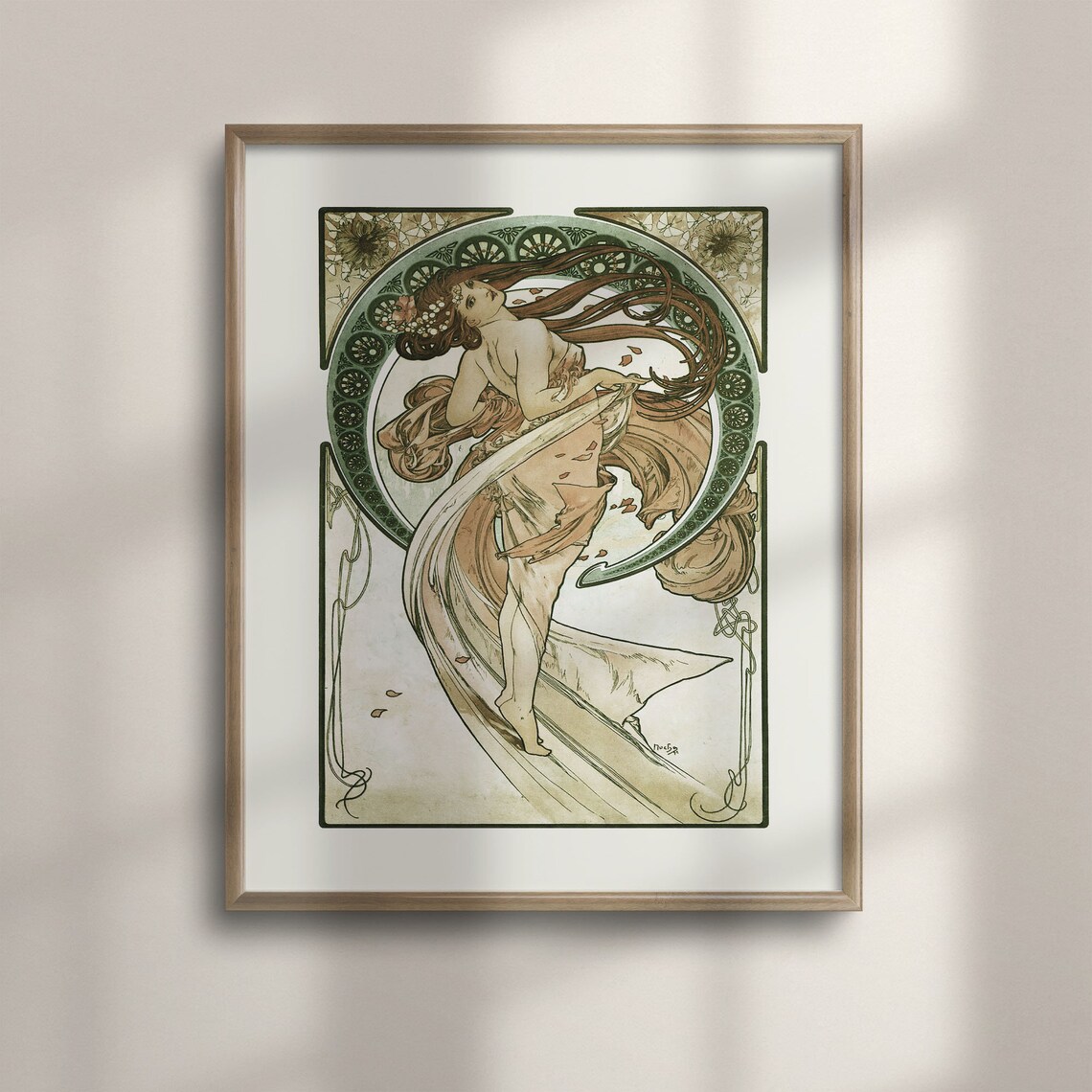 Alphonse Mucha Dance 1898 Art Nouveau Poster