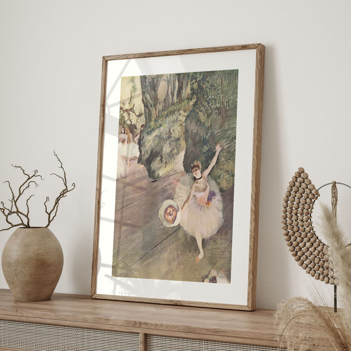Edgar Degas Dancer With Bouquet Ballet Impressionist Fine Art Poster