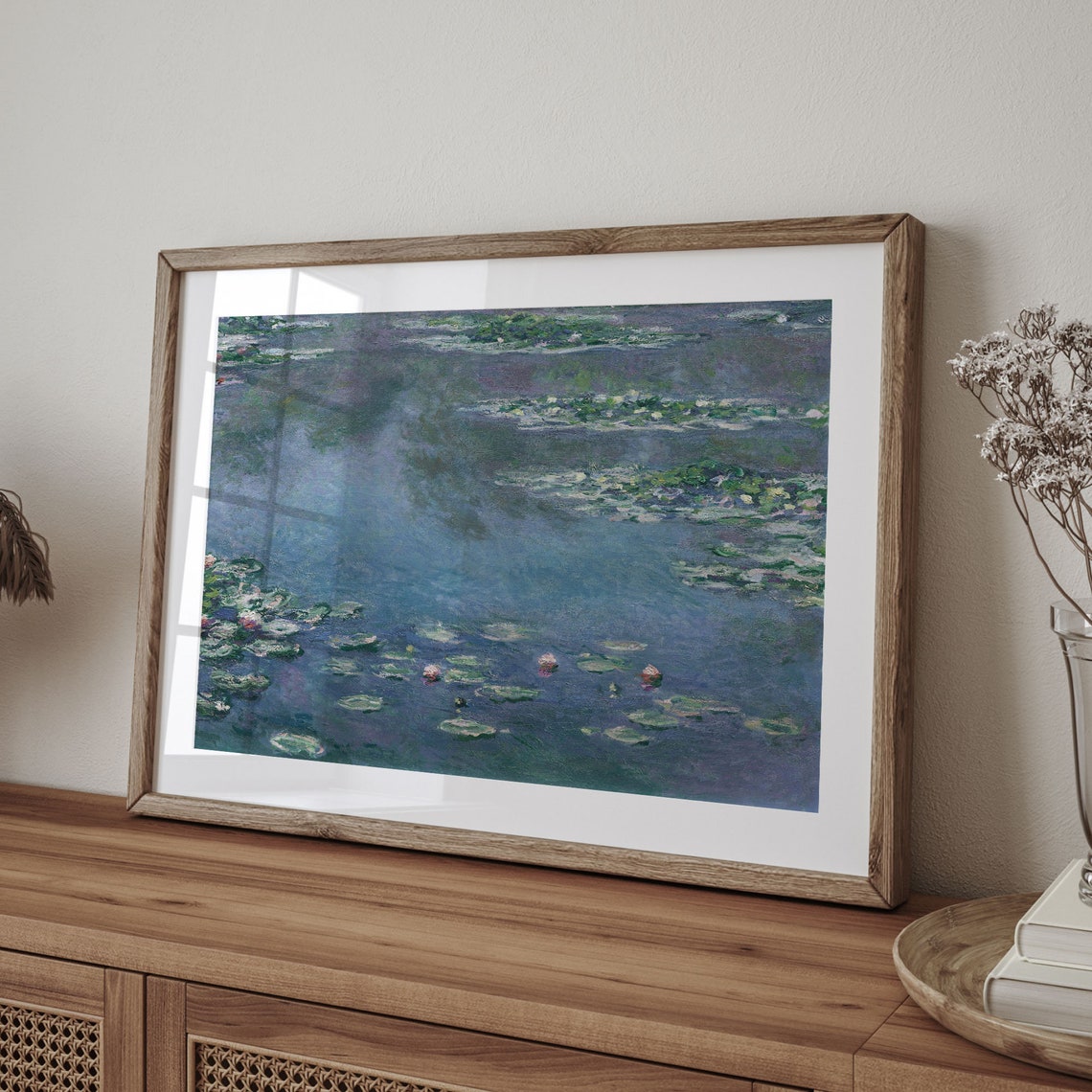 Claude Monet Water Lilies Pond Vintage Impressionist Floral Poster - Image 4