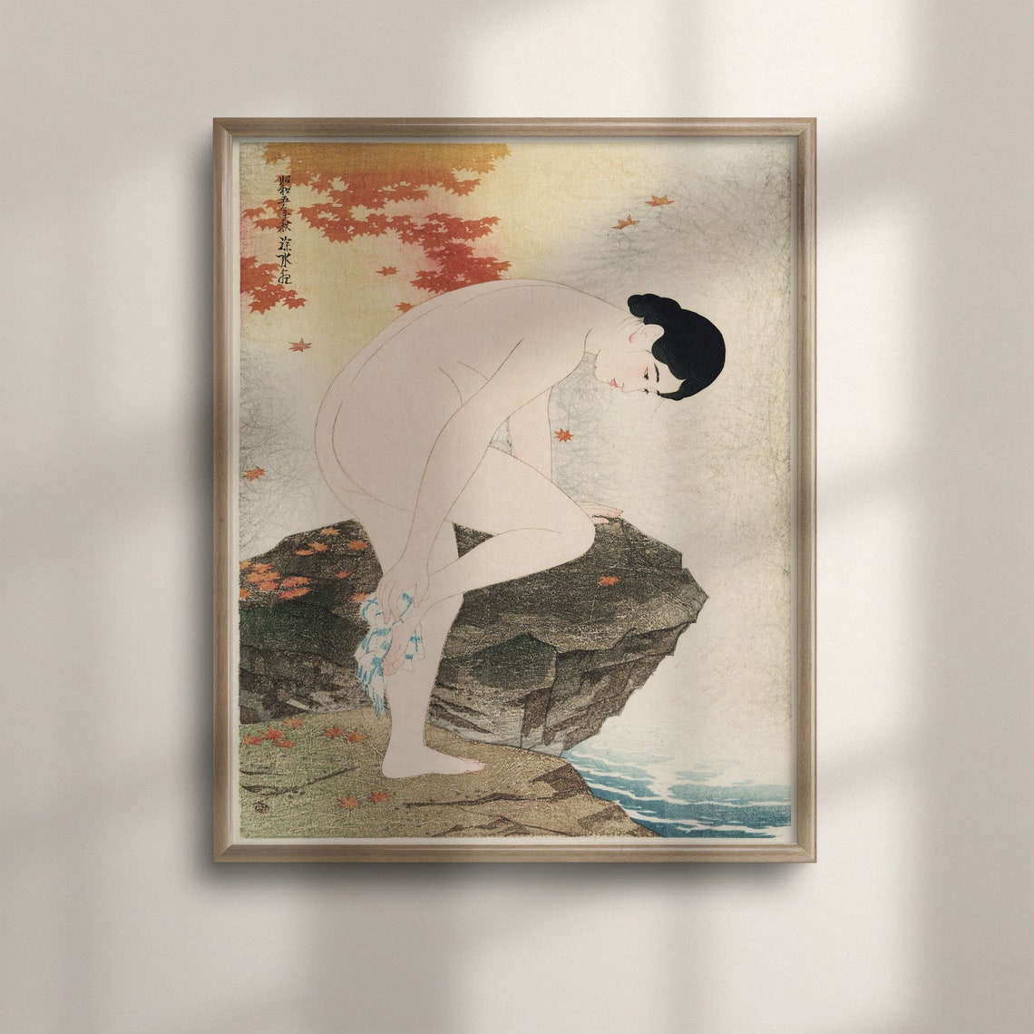 Japan Ukiyo E Art Ito Shinsui 1930 The Fragrance Of A Bath Japanese Wall Decor Colorful Poster Living Room Art Japanese C16 1013