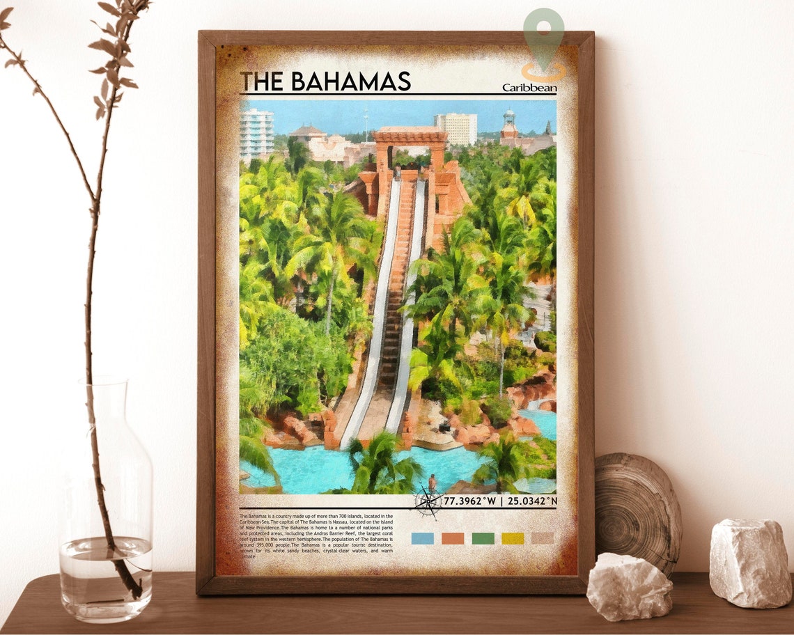 The Bahamas Print The Bahamas Art The Bahamas Poster The Bahamas Photo The Bahamas Poster Print The Bahamas Painting Nassau Poster - Image 6