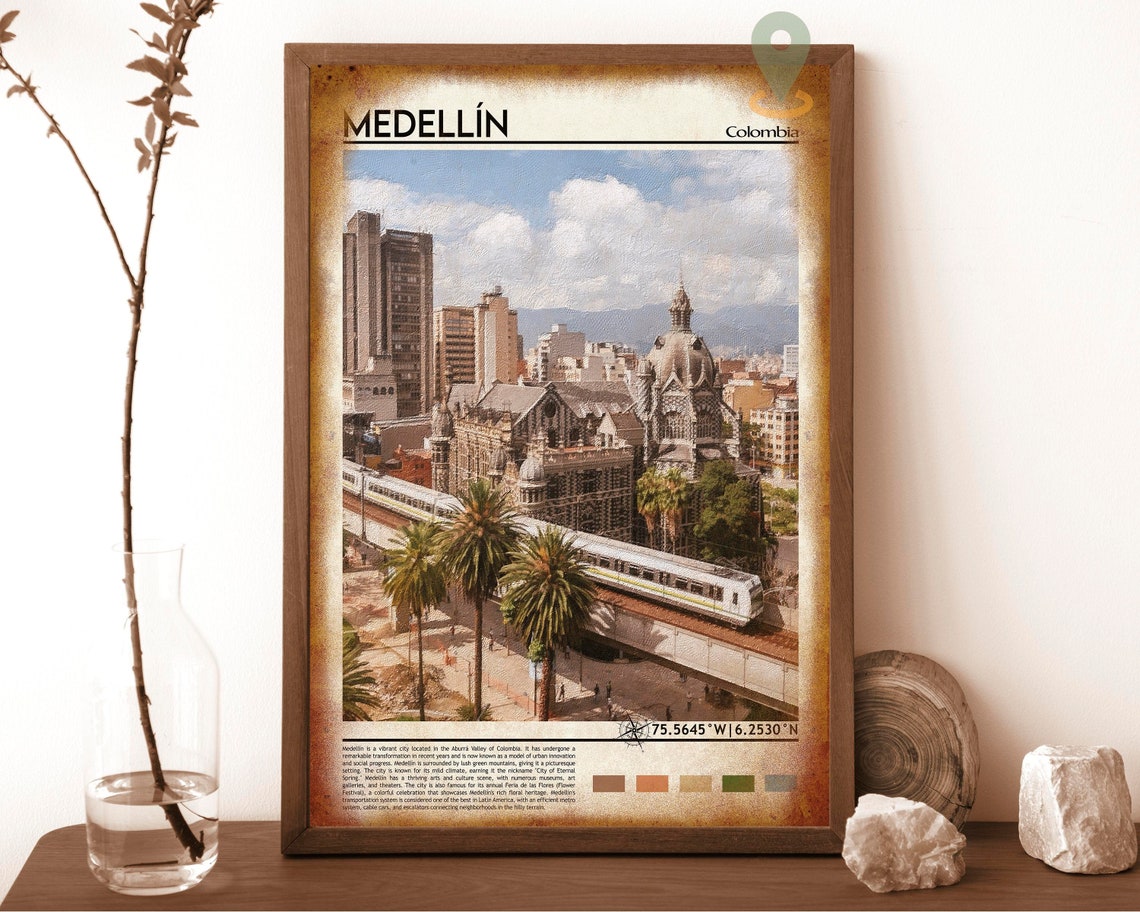 Medelln Print Medelln Poster Medelln Wall Art Medelln Travel Medelln Art Print Medelln Artwork Medelln Photo Colombia Print - Image 6