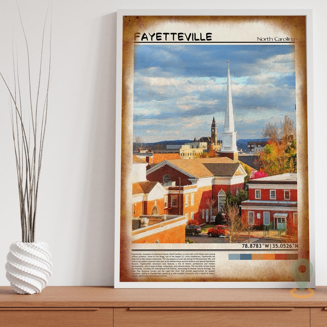 Fayetteville Art Fayetteville Artwork Fayetteville Map Fayetteville Photo Fayetteville Poster Fayetteville Print Fayetteville Travel - Image 3