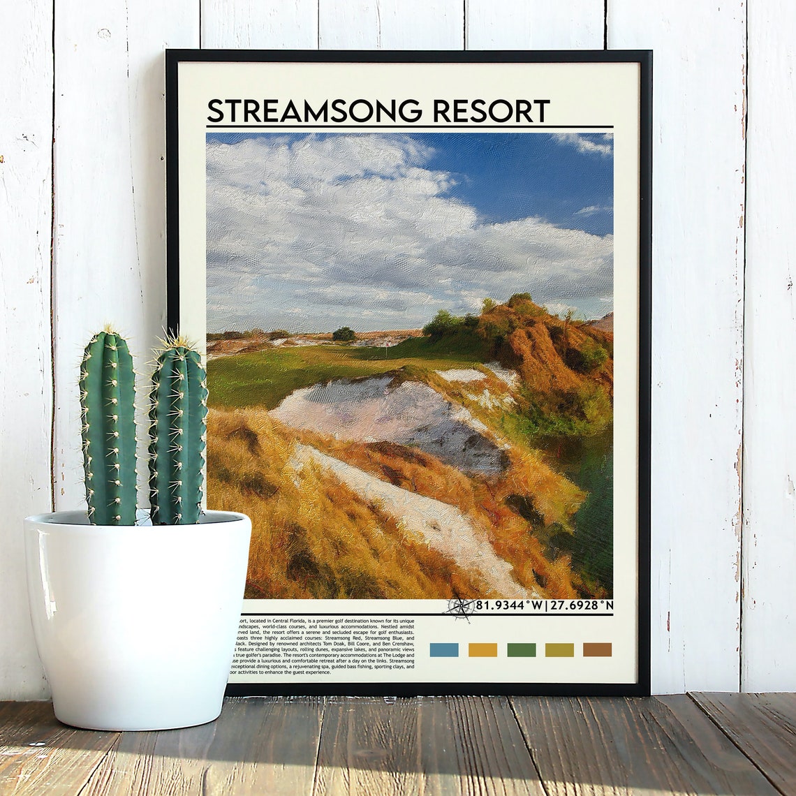 Streamsong Resort Print Streamsong Resort Poster Streamsong Resort Wall Art Streamsong Resort Travel Streamsong Resort Art Print - Image 3