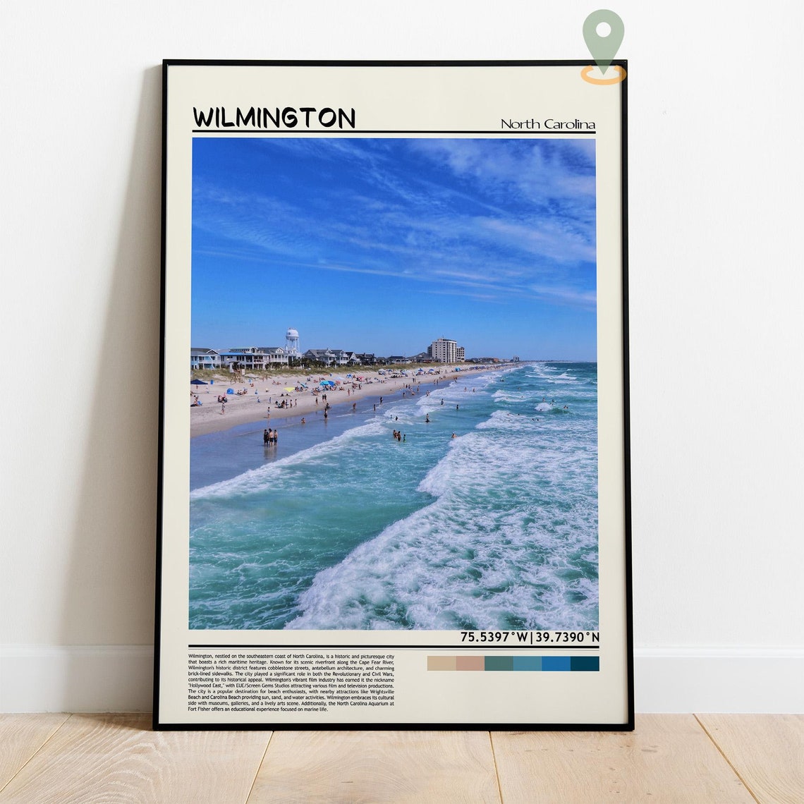 Wilmington Travel Poster Wilmington Print Wilmington Wall Art Wilmington Vintage Poster Wilmington Photo Wilmington Poster Print - Image 4