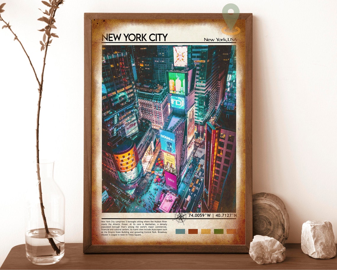 New York Print New York Art New York Poster New York Photo New York Poster Print New York Painting New York Travel Poster New York - Image 6