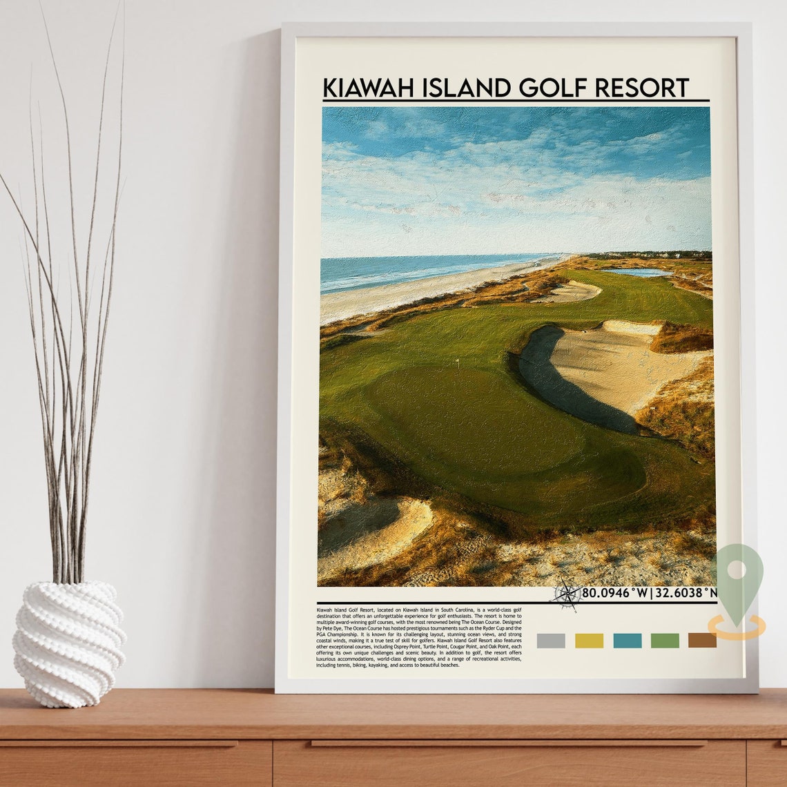 Kiawah Island Print Kiawah Island Poster Kiawah Island Wall Art Kiawah Island Travel Kiawah Island Art Print Kiawah Island Artwork - Image 5
