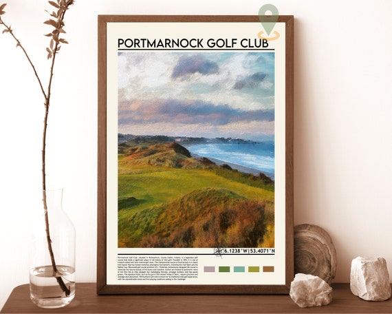 Portmarnock Golf Club Portmarnock Golf Print Portmarnock Golf Poster Portmarnock Golf Wall Art Portmarnock Golf Travel Dublin Poster