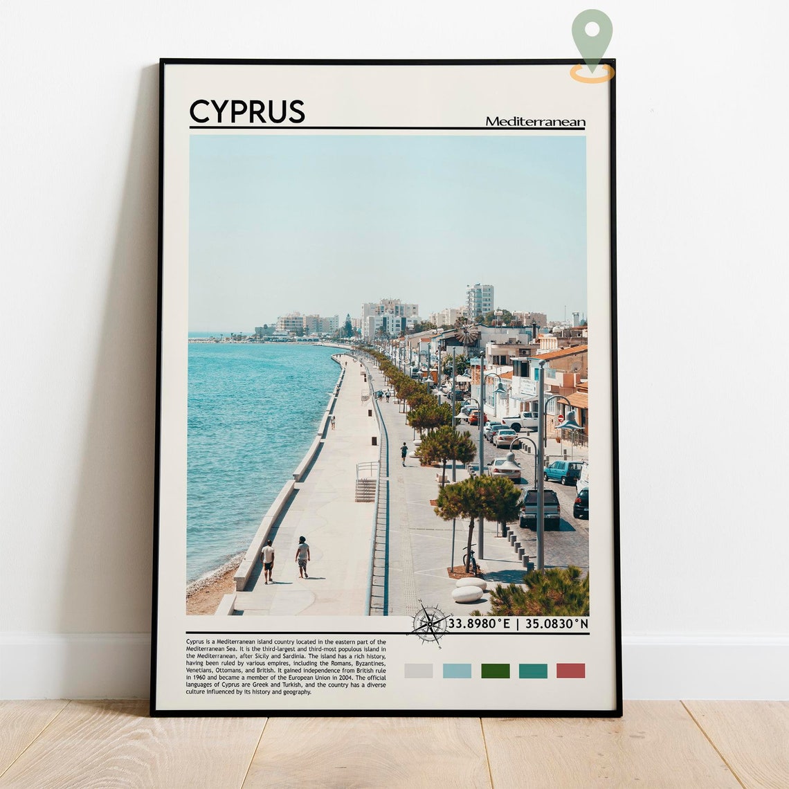 Cyprus Print Cyprus Photo Cyprus Poster Cyprus Painting Cyprus Artwork Cyprus City Nicosia Poster Cyprus Wall Art Cyprus Decor - Image 5