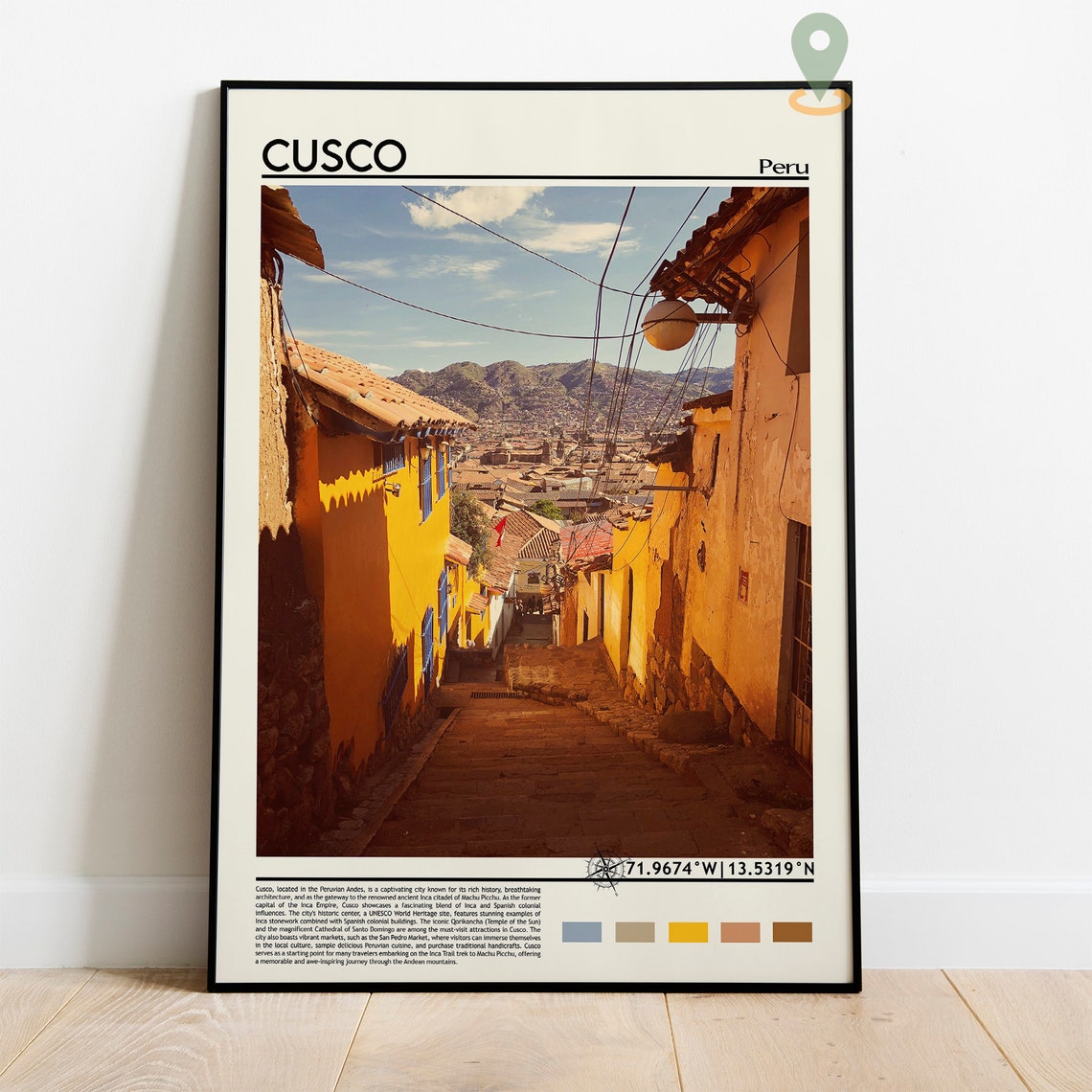 Cusco Print Cusco Poster Cusco Wall Art Cusco Travel Cusco Art Print Cusco Artwork Cusco Photo Cusco Peru Print Cusco Art Peru Art - Image 5