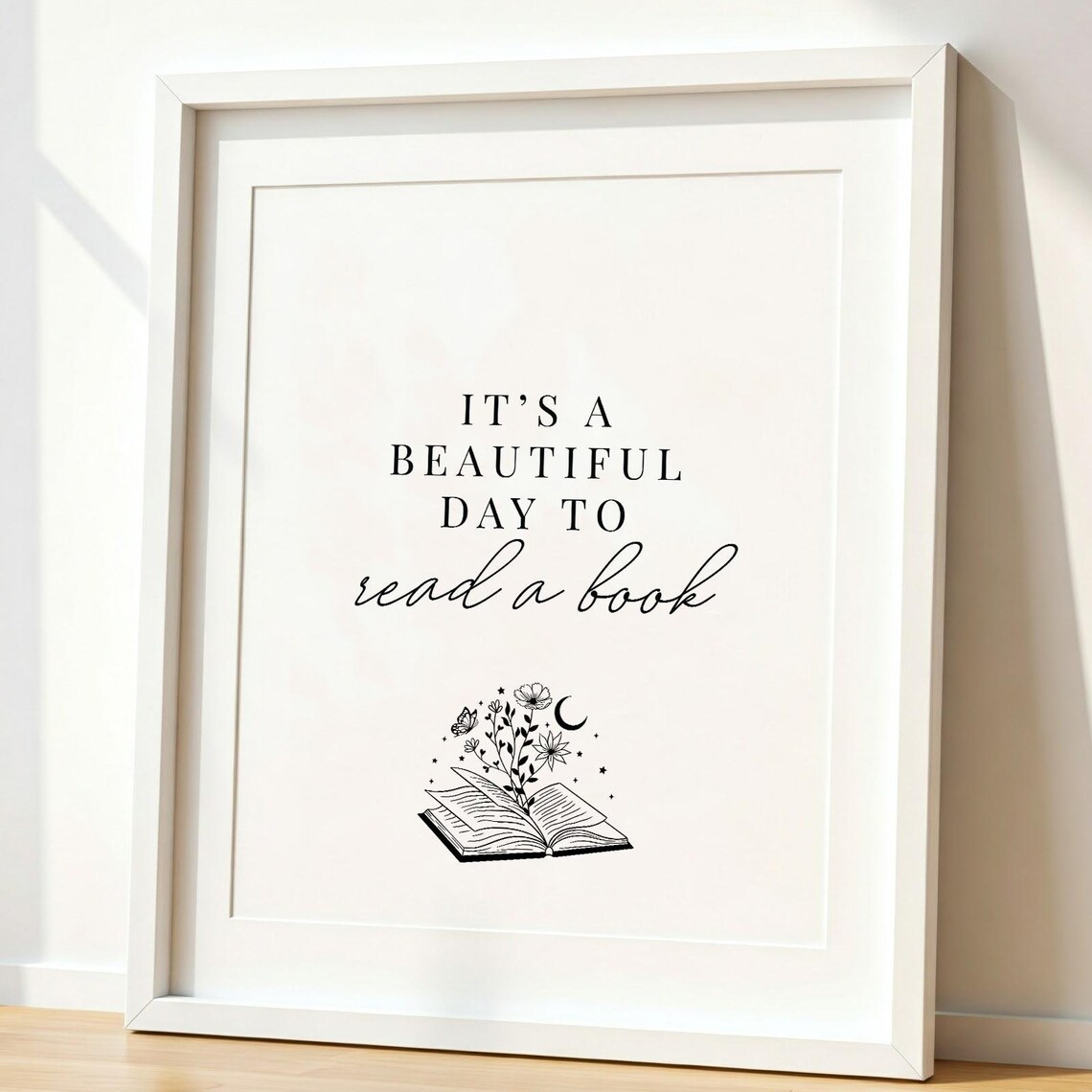 Book Decor, It's A Beautiful Day To Read A Book