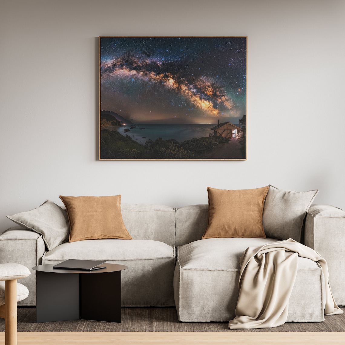 Celestial Milkyway Landscape Poster Print - Image 4