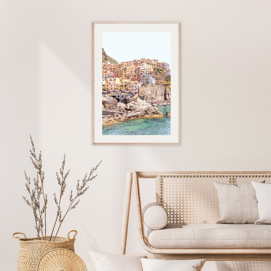 Manarola Colorful Houses Over The Sea Cinque Terre Italy Poster - Image 2