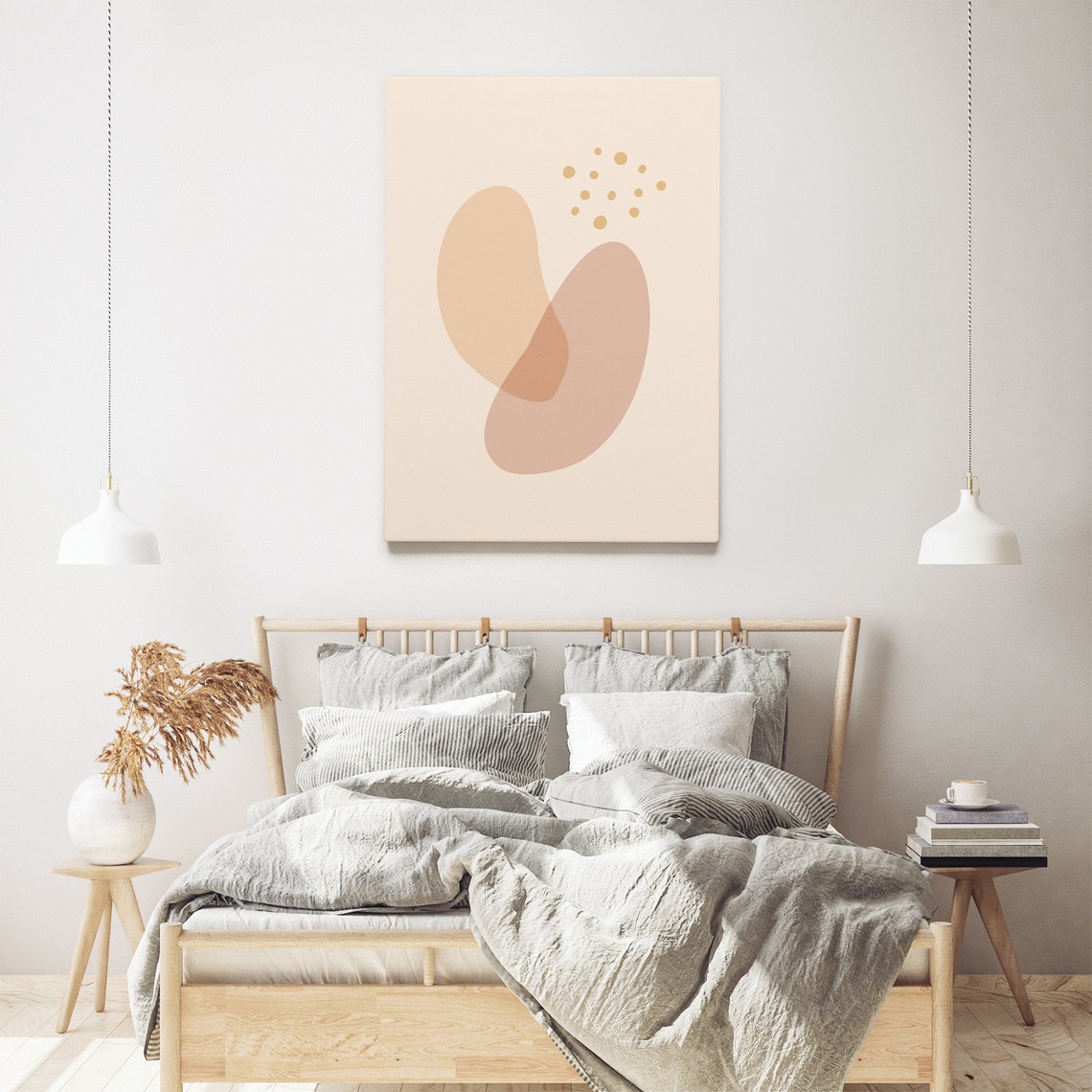 Abstract Boho Art Prints Bohemian Terracotta Wall Decor Neutral Wall Art Modern Boho Print Geometric Wall Art Boho Wall Print - Image 2