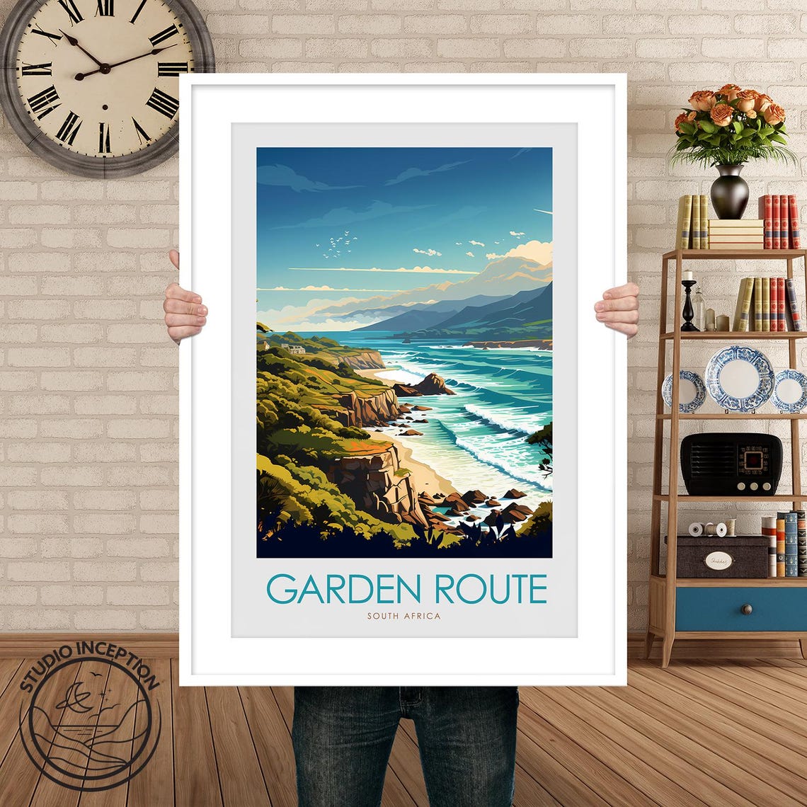 Garden Route South Africa Print Garden Route Wall Art South Africa Poster Home Decor Wall Art Garden Route Painting Custom Travel Gift - Image 2