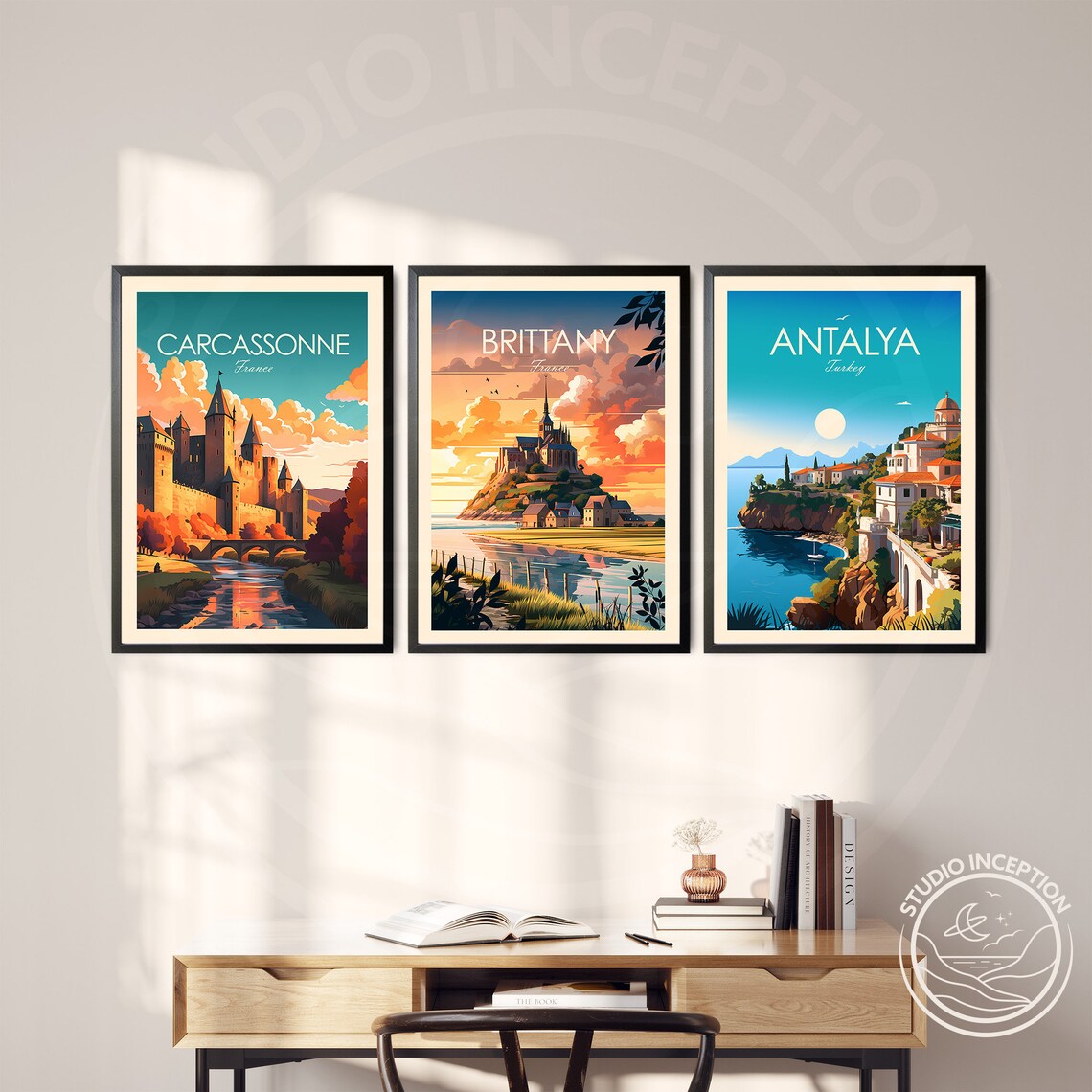 Brittany France Travel Poster, Saint Malo Travel Art - Image 2