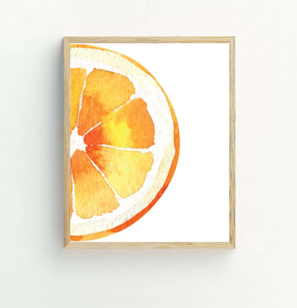 Orange Slice Print, Minimalist Kitchen Art Print - Image 2