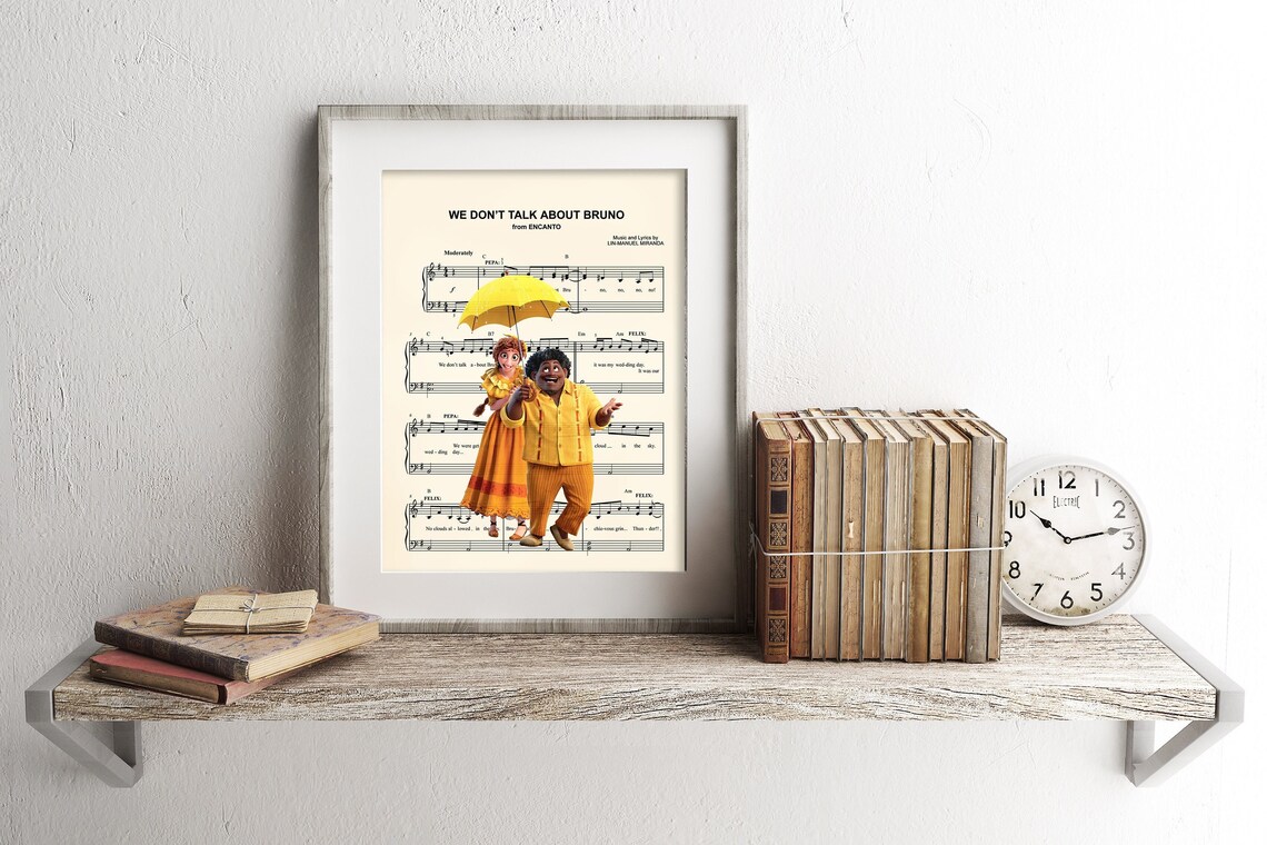Encanto Pepa and Felix We Don't Talk About Bruno Art Print