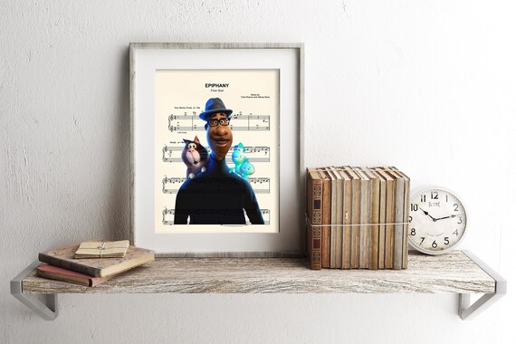 Disney Pixars Soul Sheet Music Art Print