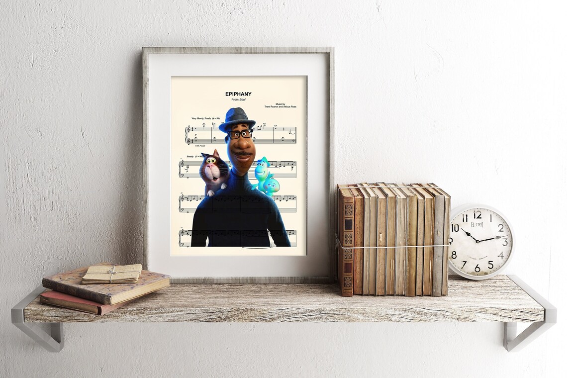 Disney Pixars Soul Sheet Music Art Print