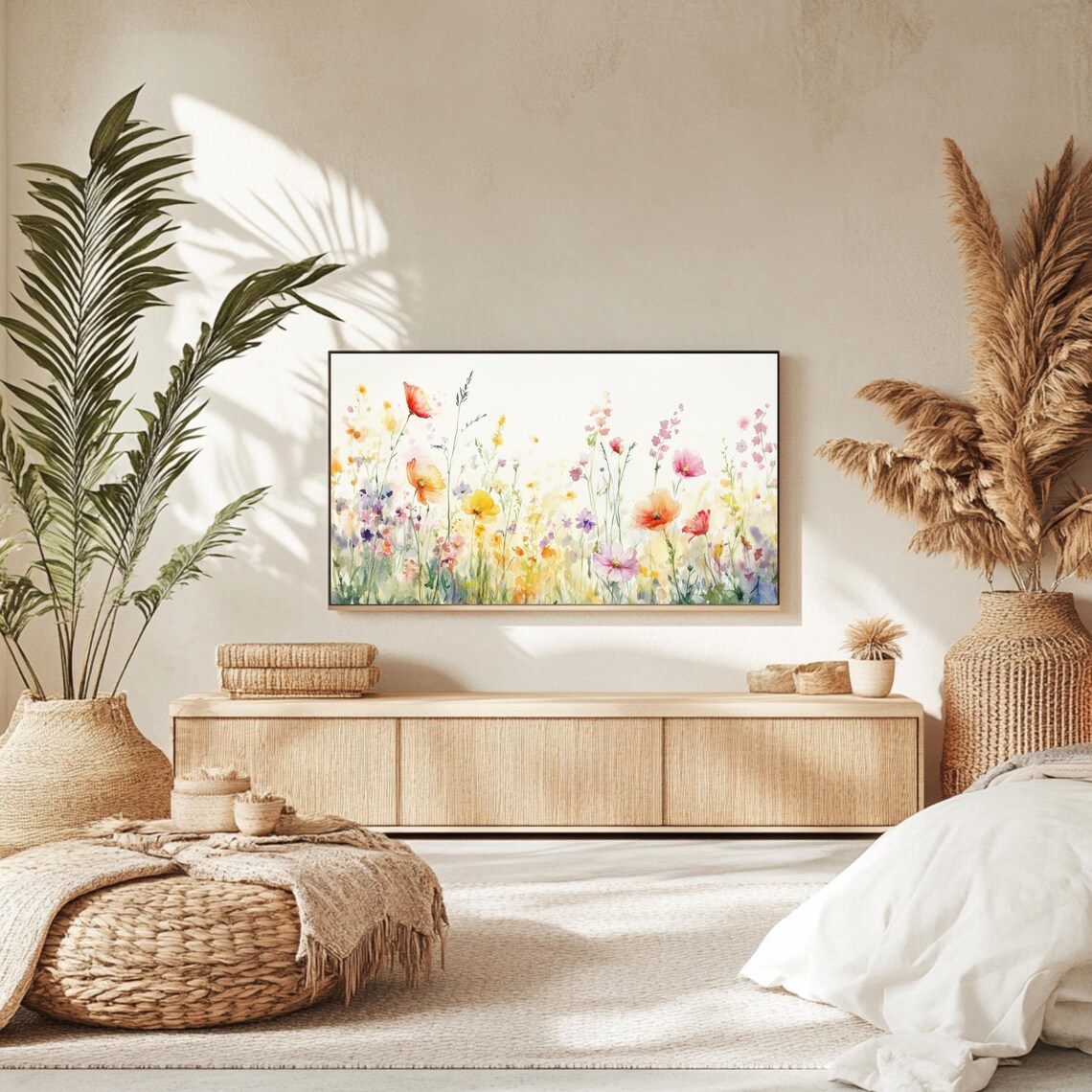 Spring Wildflowers, Vintage Cottage Art Print - Image 2