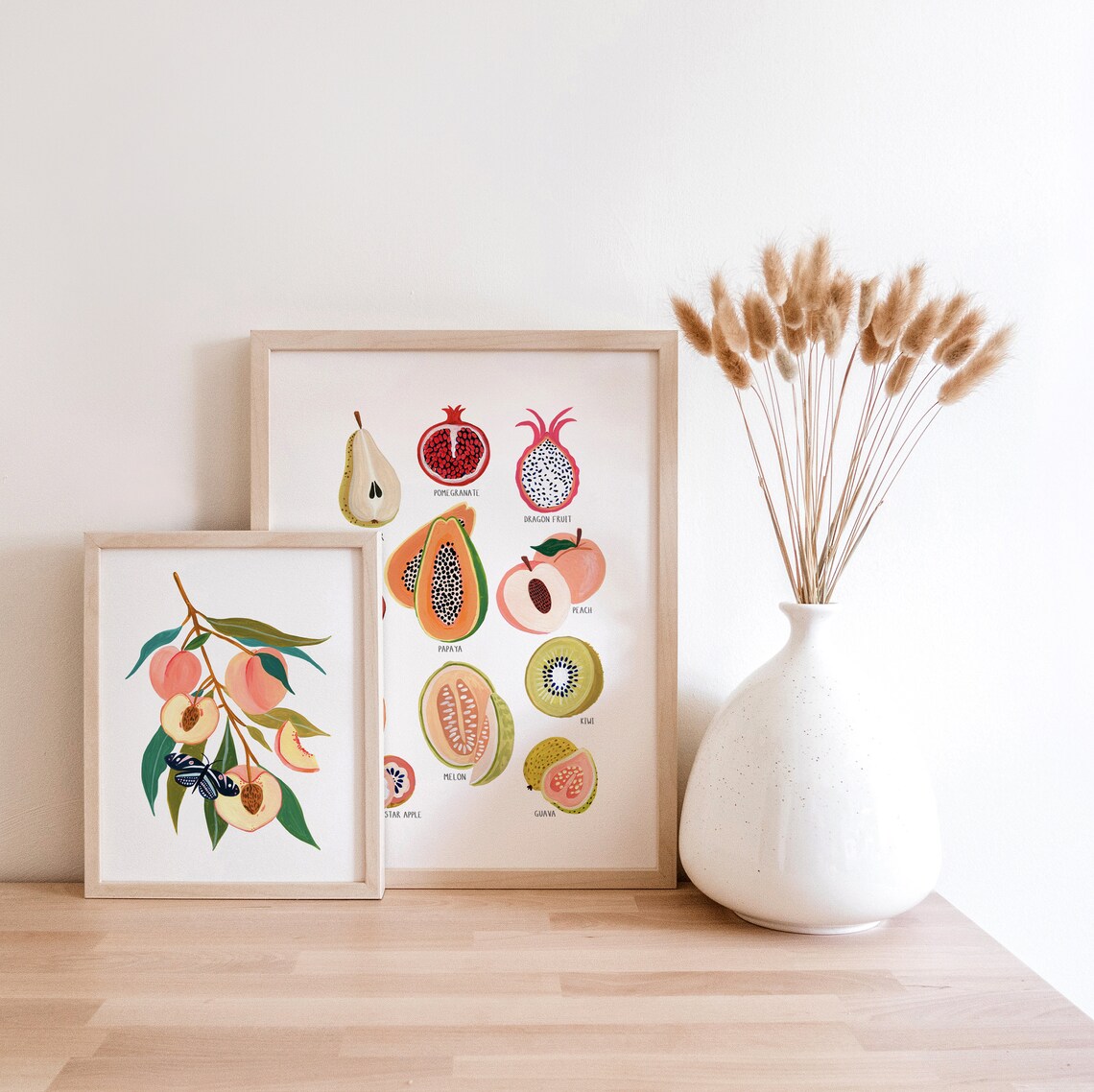 Fruit Collection Art Print, Kitchen Wall Decor - Image 3