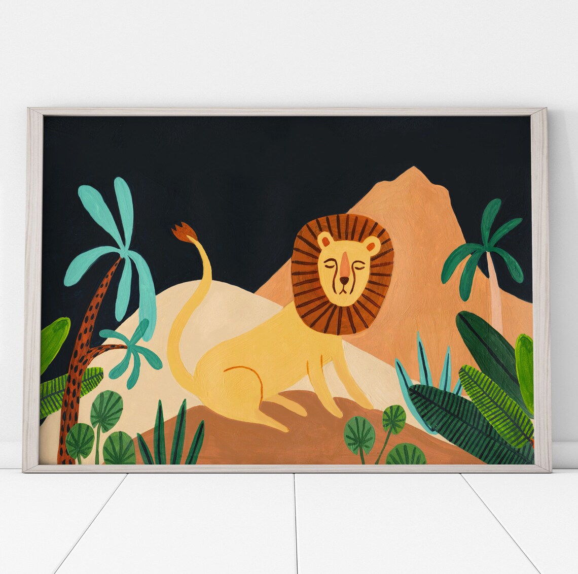 Leo Zodiac Constellation Lion Astrology Art Print - Image 3
