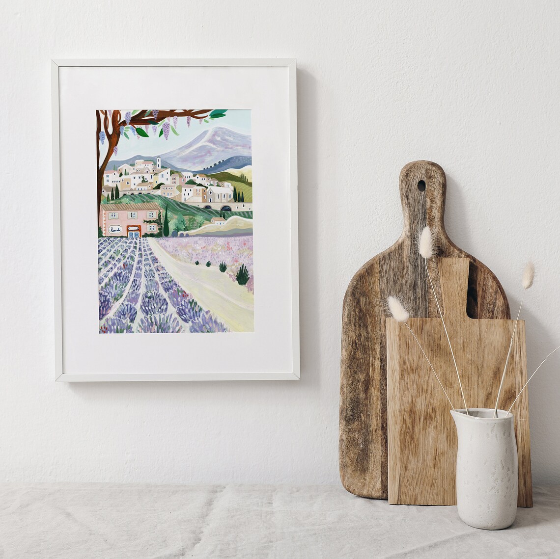 Provence Travel Poster, Lavender Fields, France - Image 2