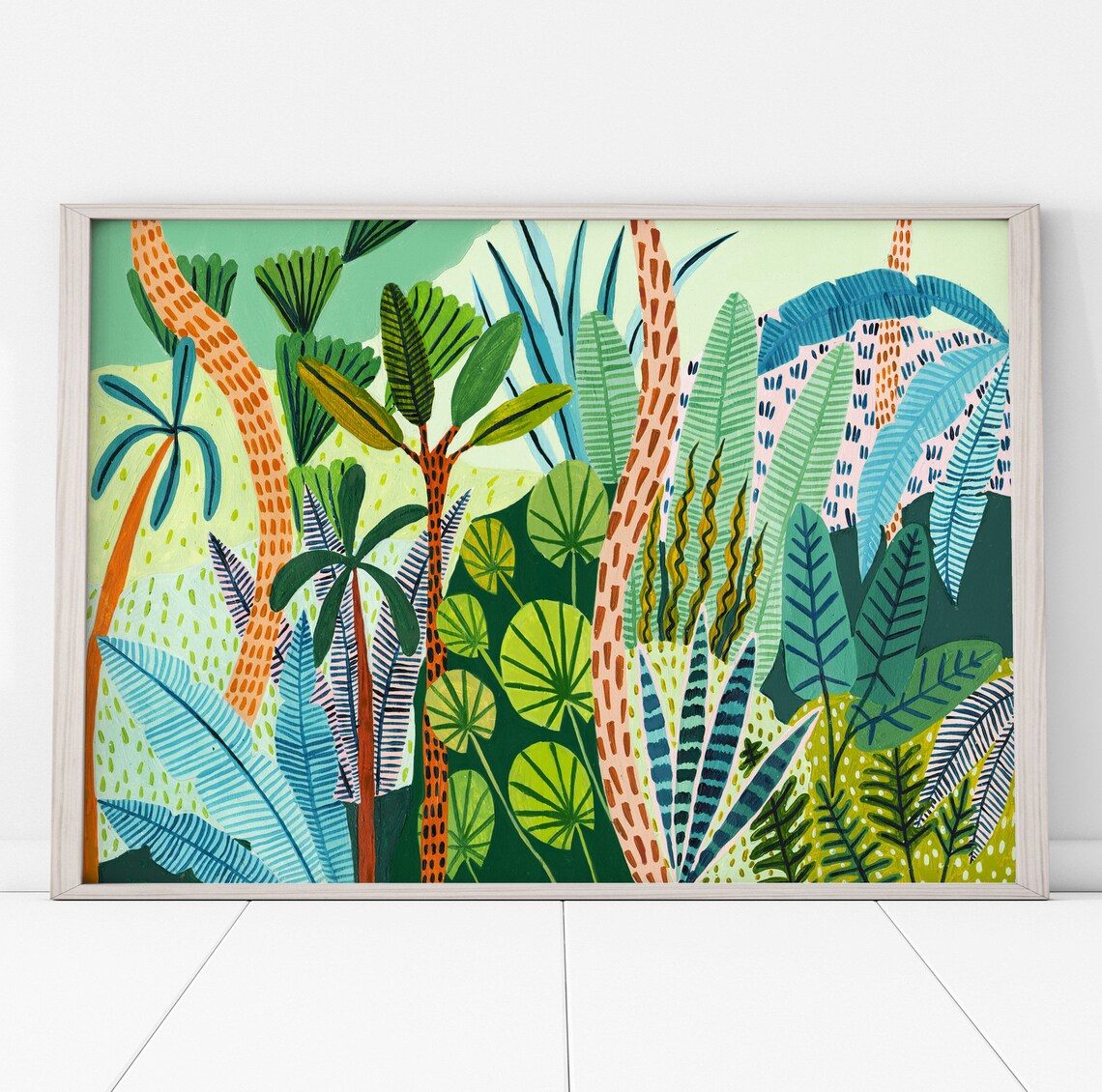 Malaysian Jungle Botanical Illustration Art Print - Image 3
