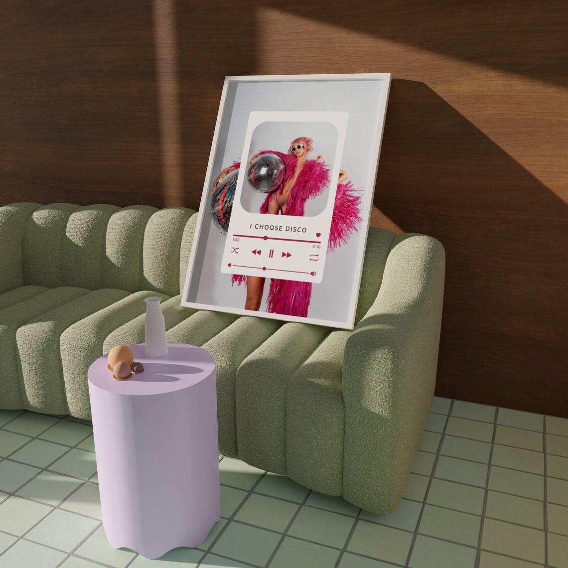 I Choose Disco, Trendy Dorm Room Music Poster - Image 2