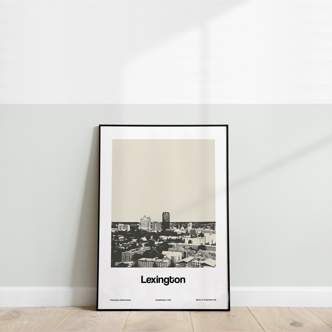 Lexington Skyline, Kentucky Minimalist Art Print - Image 3