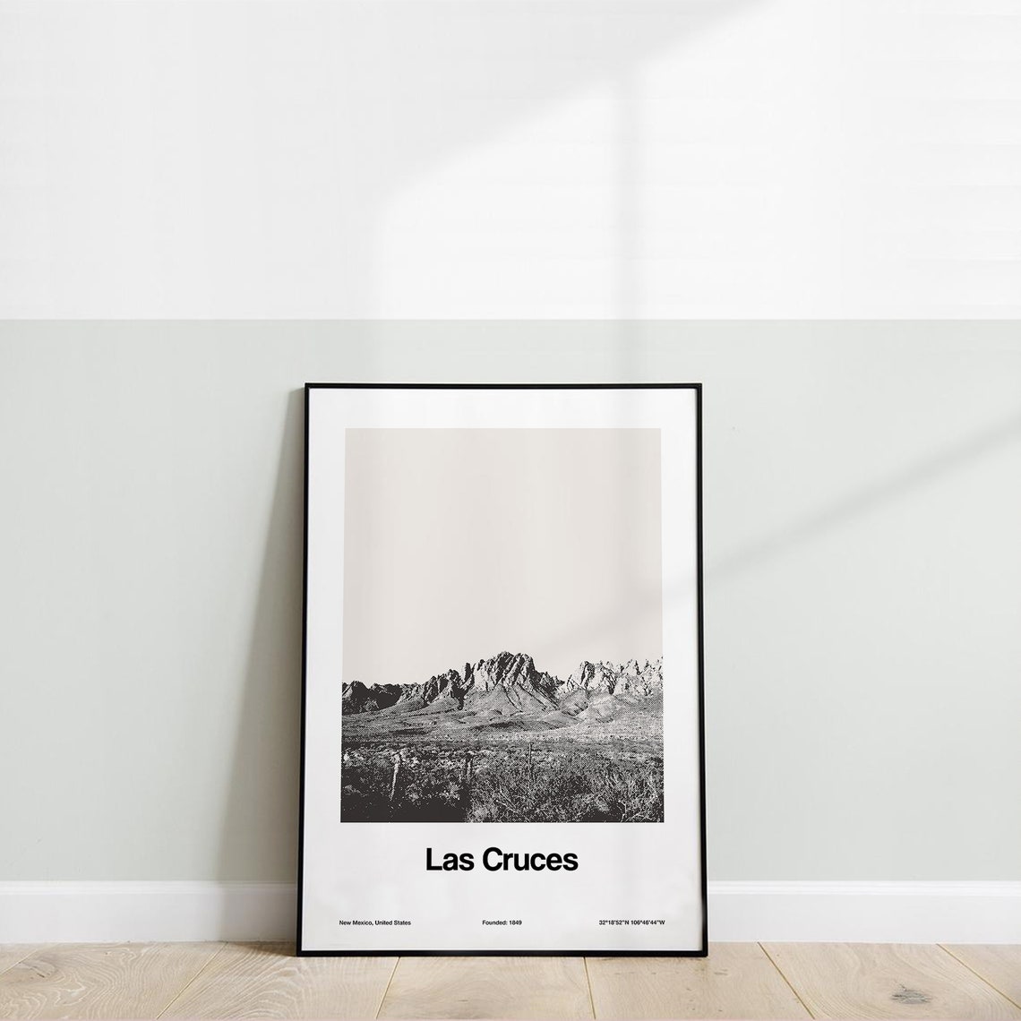 Las Cruces, New Mexico Minimalist Travel Poster - Image 3
