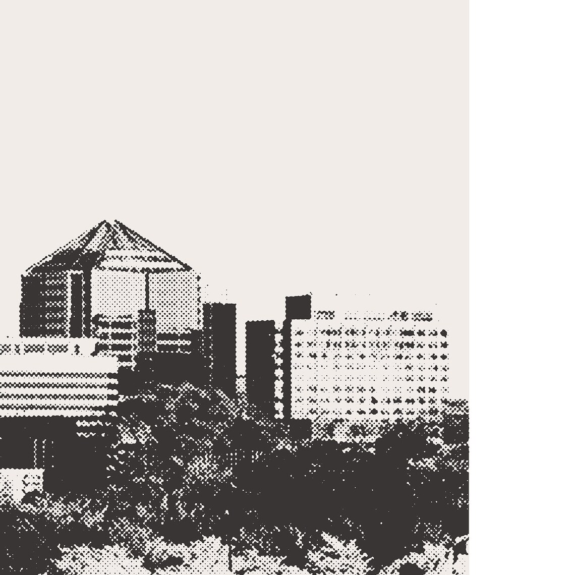 Arlington, Virginia Skyline Minimalist Art Print - Image 3