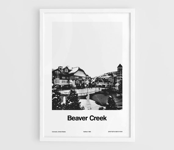 Beaver Creek Winter Village, Colorado Mountains Poster